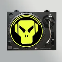 Stereo Slipmats Skull Yellow - Слипматы