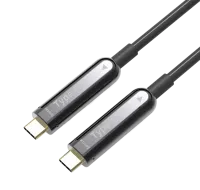 Qtex USB TYPE C-C Video AOC-15- Активный видео кабель USB-CС (вилка-вилка), 21,6 Гбит/с, 4К60, длина 15 м