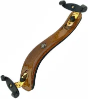 Viola shoulder rest Viva Professional 20VAG - 14-16 inch viola shoulder rest with comfortable walnut shoulder support, with black forks and gilded end members