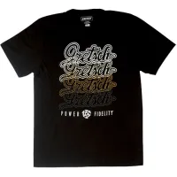 GRETSCH SCRPT LOGO TEE BLK M футболка, цвет черный, размер M