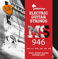 (009-046) GALLI STRINGS MS946 - струны для электрогитары, натяжение custom light