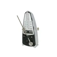WITTNER 838 Taktell Piccolo Silver метроном механический, пластиковый корпус, без звонка