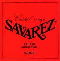 Classical guitar string set Savarez Cristal-Soliste 570CR - Басы Soliste с традиционной посеребренной медной обмоткой. Дисканты Cristal из литого прозрачного нейлона. Среднее натяжение. Мощный и яркий звук