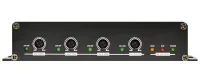 Qtex QAI 4BY4POE- Транскодер аналоговых аудиосигналов и сигналов Dante, 4 входа и 4 выхода с регулировкой уровней
