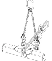 d&b CCL Flying frame set (Z5820.000) Комплект из верхней рамы и цепи для линейного массива CCL, цвет черный