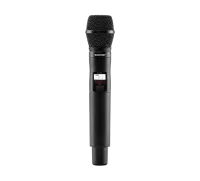 SHURE QLXD2/SM87 G51 ручной передатчик с капсюлем SM87A, конденсаторный суперкардиоидный, 470-534 МГц. Черный