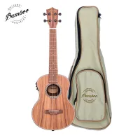 Bamboo bu-23 ccq sale  koa line укулеле тенор с звукоснимателем, коа, с чехлом, цвет натуральный