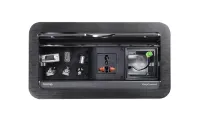 Biamp EasyConnect EC-PKP-EU - Кабельный органайзер, врезной в стол, 1 EU розетка питания