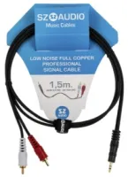 SZ-Audio Jack 3,5 - 2X RCA 1,5m - Y-кабели