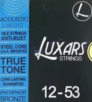 LX6-012 струны для 6-струнной акустической гитары, с полимерным покрытием, гексагональный керн, фосфор-бронза, 12-53, Smiger