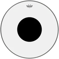 Пластик для большого барабана Remo Controlled Sound Clear Top Black Dot CS-1324-10