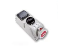 PCE Розетка настен. с выкл.и блокир.32A/230V/1P+N+E/IP67, с держат. предох.(предох. не уком) 78232-6