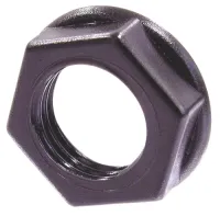 Neutrik NRJ-NUT-B гайка пластиковая для панельных разъемов Neutrik 1/4" Jack 6.35, цвет: черный