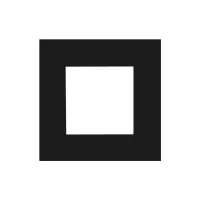 Audac CF45SH/B- Рамка для одного модуля 45x45 мм (острые углы)