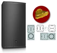Turbosound ATHENS TCS152/96-AN 2-полосная активная инсталл. АС, 15"+1.4" вращаемый волновод Dendriti