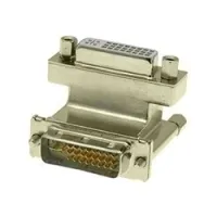 Qtex TA-D29P/D29S-A- Переходник DVI-I Dual Link (розетка-вилка), угловой
