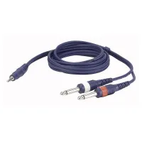 DAP AUDIO Кабель Stereo Mini Jeck/2x Jack 3 mtr, шт