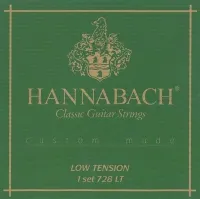 728LTC CARBON Custom Made Комплект струн для классической гитары, карбон/посеребренные, Hannabach