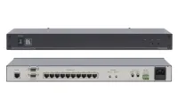 Приёмник Kramer Electronics [TP-310A] из витой пары (TP), усилитель-распределитель 1:10 сигналов VGA с рег. уровня и АЧХ, звуковых стерео и RS-232 сигналов, поддержка HDTV, длина линии приема до 100м.