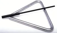 Danmar 406 TRIANGLE- 6" высококачественный треугольник 6" из легированной стали, с держателем и битой, Danmar Percussion