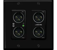 unDX4I   / Настенная панель 4x2 интерфейс ввода/вывода, Dante/AES67 / ATTERO TECH