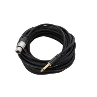 Cordial CCM 10 MP микрофонный кабель XLR male/джек моно 6.3мм, 10.0м, черный