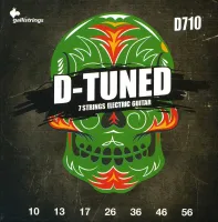 (010-056) GALLI STRINGS D710 - струны для 7-струнной электрогитары, для пониженного строя,