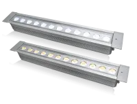 ARCTIK AP761SWT AURORA i12 white (3000K) Встраиваемый архитектурный LED-светильник для установки в грунт или стену, 12 Warm White LED, световой поток 1512 Lm, сила света 6276 Кд, угол раскрытия луча 16°, DMX-512, возможность управления 2 секции х 6 LED, A