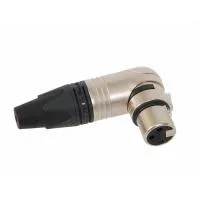 Neutrik NC3FRX Разъем XLR кабельный, 3 контакта, гнездо, угловой