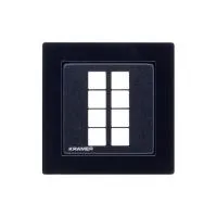 Комплект лицевых панелей для контроллеров RC-208/RC-308 Kramer Electronics [RC-208/308/EU-PANEL(B)] ; цвет черный