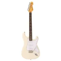 Encore e6vw  электрогитара, форма stratоcaster, sss, цвет белый