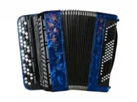 BN-39-BL Баян ученический двухголосный "Тула-210", 55х100-II, синий, Тульская Гармонь