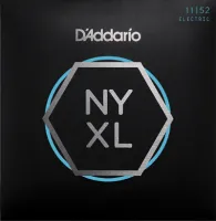 Electric guitar string set D'Addario NYXL1152 - Electric guitar strings with NY steel tops and nickel-plated steel wound basses. Medium tension of the trebles and hard basses, thickness .011-.052 inch