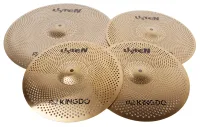 KINGDO LOW VOLUME SET 14"+16"+20" GOLDEN - комплект тарелок, специальный сплав, medium, звучание тихое