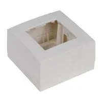 AUDAC WB45S/W Коробка для монтажа на поверхность одного модуля стандарта 45 x 45 мм. Цвет: Белый.