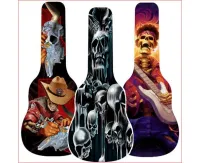 VIRTUOZO 03949B DOOMSDAY PIRATE Чехол для гитары Бас, утепление 8 мм, черный, фотопечать, опт 1 шт