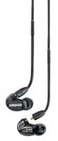 SHURE SE215-K-BT1-EFS беспроводные внутриканальные Bluetooth наушники с одним динамическим драйвером, прозрачные черные.