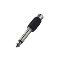 Nordfolk nca5327  переходник rca female <=> 6.3 мм mono jack (ts), пластик