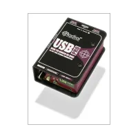 RADIAL USB-Pro - директ-бокс для ноутбука, вход USB, ЦАП 24/96 кГц, выход 2 XLR, выход на наушники