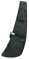 FORCE ST-9E - чехол для бас гитары Explorer. Внешняя ткань - Oxford420, подкладка - нейлон, уплотнение -20мм поролон, основная молния 8, на кармане молния 6, 1 или 2 объёмных кармана, 2  ремня с металлической фурнитурой.