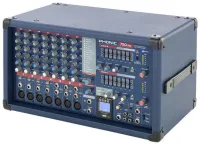 Phonic POWERPOD 750RW Активный 7-и канальный микшерный пульт, 2х250Вт/4Ом (мост 500Вт/8Ом), MP3, BT