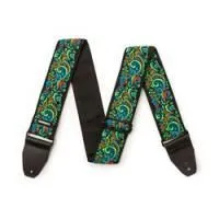 Dunlop jh27 hendrix backlight love drops blue  ремень для гитары дизайнерский, ширина 2,5"