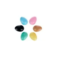 Wisemann wes egg-shaker black  шейкер-яйцо, пластик, черный цвет, 1 пара