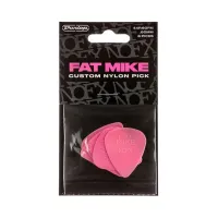 Dunlop 44p060fm fat mike custom nylon 6pick  медиаторы, толщина 0.60 мм, 6 шт.