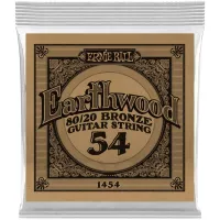 ERNIE BALL 1454 Earthwood 80/20 .054 - Струна одиночная для акустической гитары