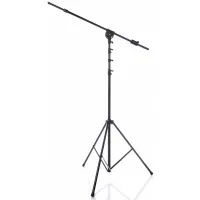 BESPECO MSSTUDIO Стойка микрофонная напольная, цвет: черный, высота: 160- 350см, длина наклонной час
