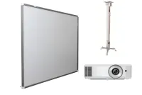 Комплект exell: интерактивная доска exell ewb7740  с проектором exd101w и креплением dsm-2l
