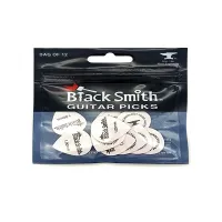 Blacksmith teardrop picks tdp010we-h heavy 1.0mm white  упаковка медиаторов, delrin, 1.0 мм, 12 шт