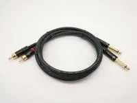 E57-2RCA-2J-0200-0 Кабель аудио 2хRCA-2хJack, 2м, ZZcable