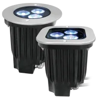 ARCTIK AP784XCET TERRA 3Q Встраиваемый архитектурный LED-светильник для установки в грунт или стену, 3*Multichip RGBW LED, световой поток 440 Lm, сила света 4160 Кд, CCT 3200K-10000K, угол раскрытия луча 16°, DMX-512, RDM, AC 100-240V,50/60 Hz, max мощнос